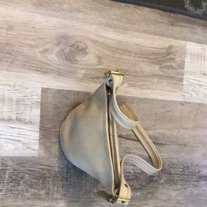 Vintage Coach Maggie Mini Bucket Bag in Bone